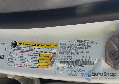 2017 Lincoln Continental Reserve из США, поврежденный, VIN 1LN6L9NC1H5609441